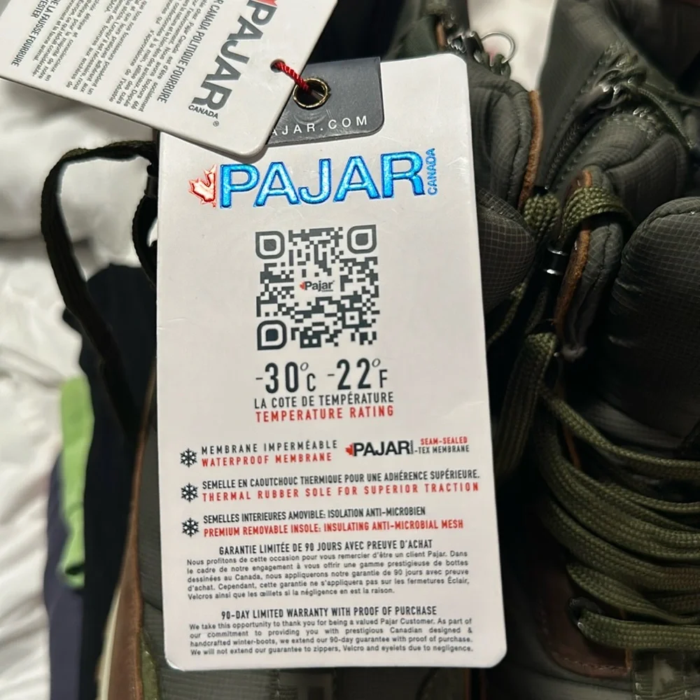 🥷🏿🥷🏿🥷🏿 Men's Pajar Canada Fero Sneaker Boots!! Size 12 brand new! No box!